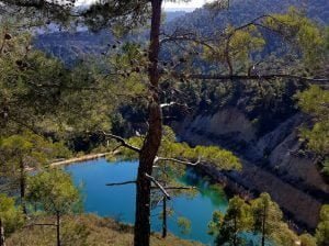 Troodos Mountain Range geographical area in Cyprus