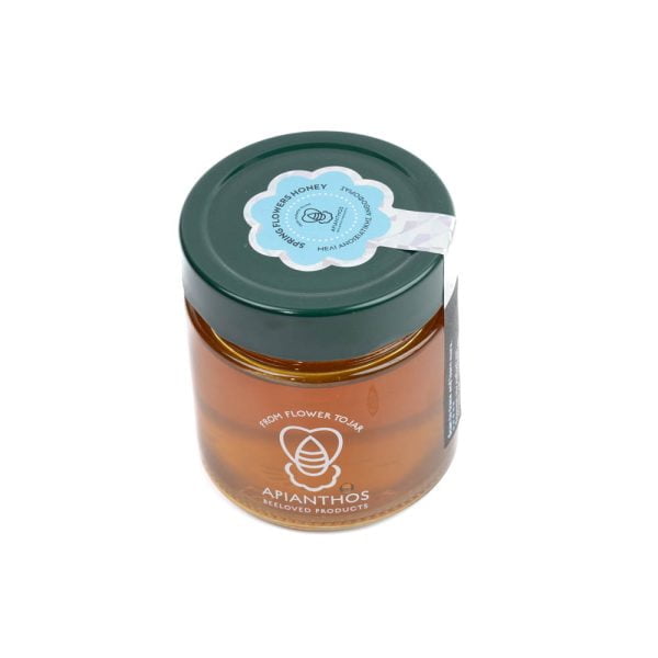 spring flowers organic raw unfiltered honey 280g