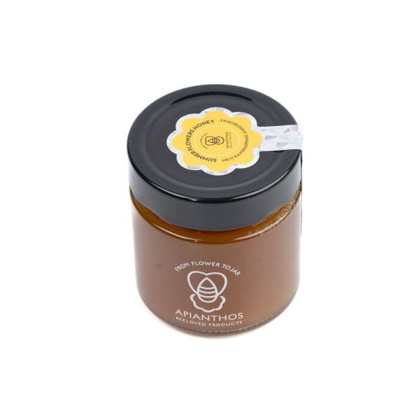 summer flowers organic raw unfiltered honey 280g